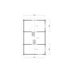 Wooden Summer House Loma 5 floor plan 2 Insel Woodhouse
