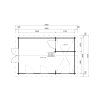 Summer House Loma 4 floor plan Insel Woodhouse