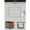 Výkres – sauna Modular S