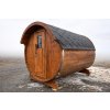 Sudová sauna 2,8 x 2,05 m, střecha, smrk, smontovaná