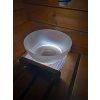 LED mísa do sauny 7 l, podsvícené vědro, bílý plast