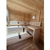 Finská sauna z cedru, saunový domek 2x2m, 44mm, smontovaná