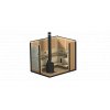 Finská sauna z cedru, saunový domek 2x2m, 44mm, smontovaná