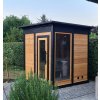 Finská sauna z cedru, saunový domek 2x2m, 44mm, smontovaná
