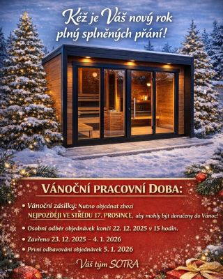 Kéž je Váš nový rok plný splněných přání! Přejeme Vám pohodové vánoční svátky a do nového roku 2026 mnoho radosti a...