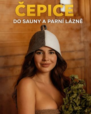 Klobouk do sauny nebo čepice do sauny chrání vaši hlavu před teplem, jsou vyrobeny z vlny nebo bavlny. V našich apartních...