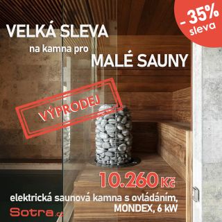 🔥 VELKÁ SLEVA NA KAMNA PRO MALÉ SAUNY 🔥 Máte menší saunu nebo ji právě plánujete? Teď je ideální chvíle pořídit kvalitní...