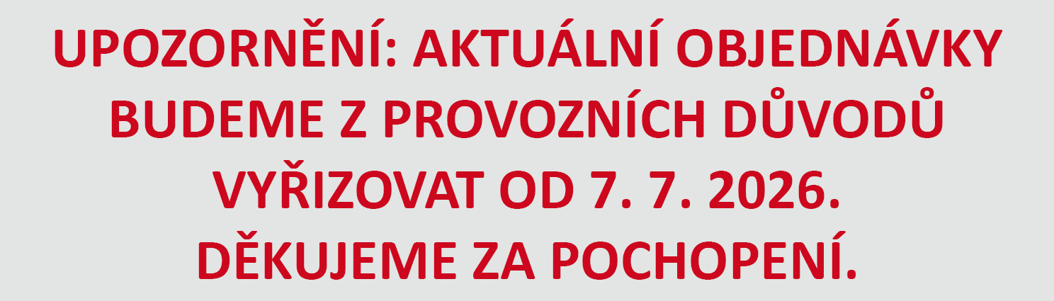 UPOZORNĚNÍ
