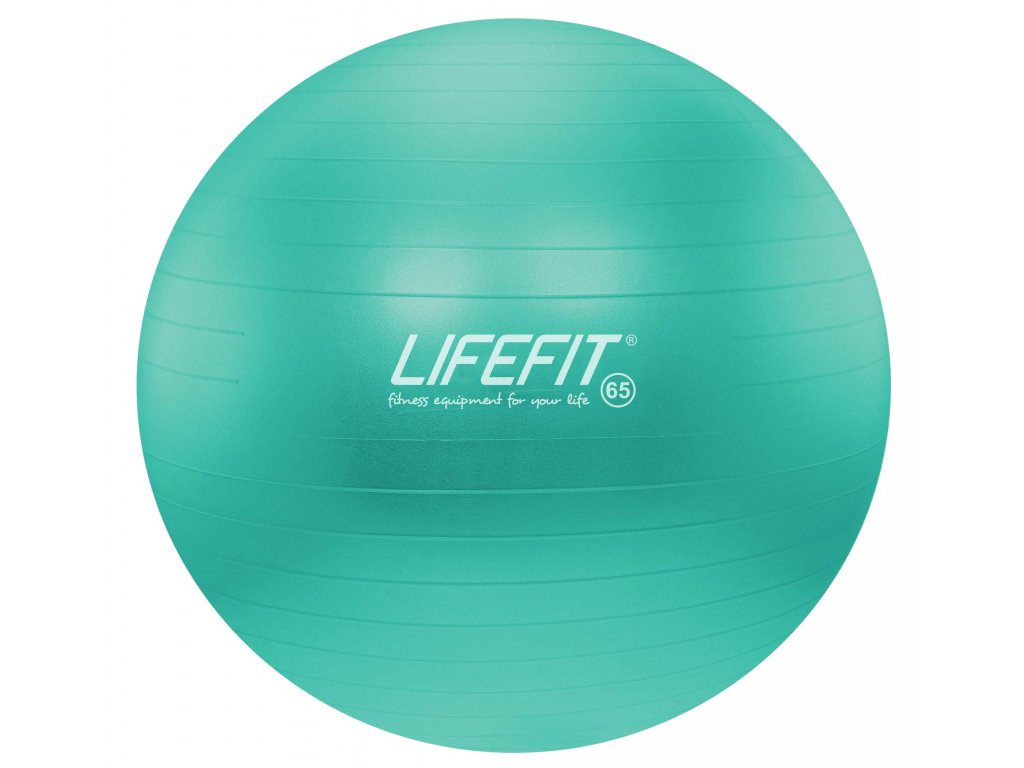 Gymnastický míč LIFEFIT® ANTI-BURST 65 cm, tyrkysový