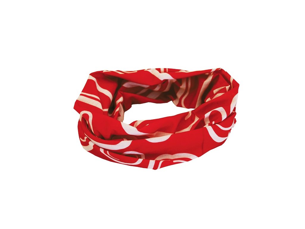 Sportovní šátek SULOV®, červeno-bílý