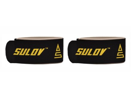Pásek na sjezdové lyže SULOV®, pár, černo-žlutý