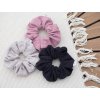 Lnene gumicky scrunchies 1
