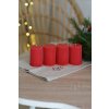 Adventní sada sojových svíček Amari - červená- 4x120g