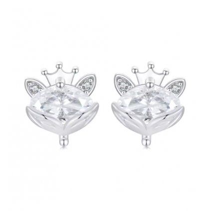 nausnice lisky s korunkou