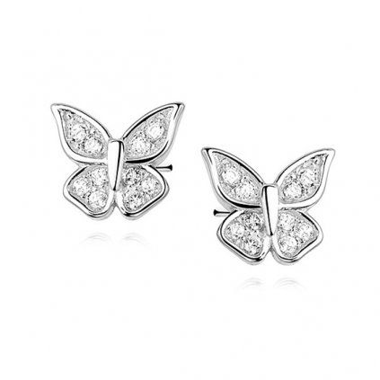 náušnice motýlci