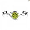 prsten peridot zásnubní