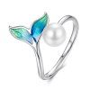 prsten perla mermaid