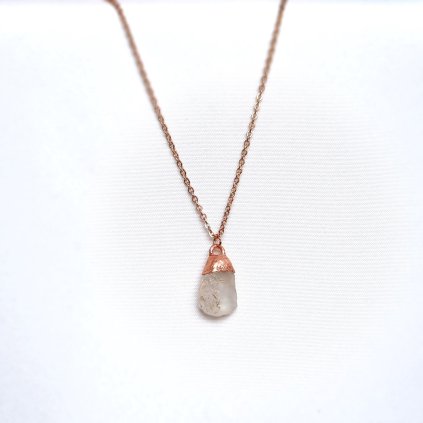 Fenakit (phenacite) přírodní krystal z Barmy - šperk, náhrdelník - česká ruční tvorba šperků Soulofaurora