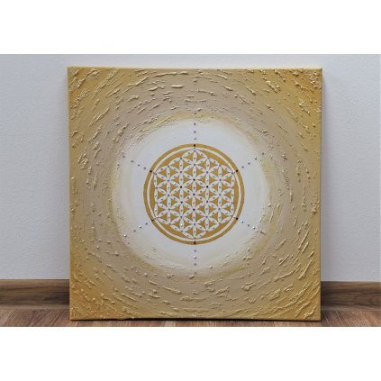 Zlatý květ života (obraz), symbol posvátné geometrie