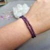 Top Ametyst - náramek z minerálních korálků Soul of Aurora