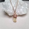 Imperial topaz krystal 2 - přívěsek/náhrdelník Soul of Aurora, šperky z mědi a krystalů