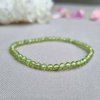 Náramek z minerálních korálků - olivín/peridot top kvalita, Soul of Aurora