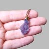 Soul of Aurora Hroznový grape fialový chalcedon - přívěsek/náhrdelník