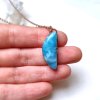 Šperky Soul of Aurora Larimar půlměsíc, Dominikánská republika - přívěsek/náhrdelník