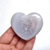 Přírodní minerál Achát Brazílie - srdce, 74 g