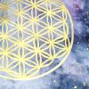 golden flower of life, original painting