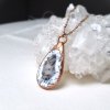Soul of Aurora krystalové šperky, Dendritický opál, merlinit - přívěsek/náhrdelník