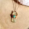 Drahé kameny, minerály a Šperky Soul of Aurora Hiddenit a smaragd, přírodní krystaly - přívěsek/náhrdelník
