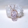 České originální Šperky Soul of Aurora Kunzit přírodní oboustranně ukončený krystal - přívěsek/náhrdelník