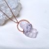 Spirituální Šperky Soul of Aurora Kunzit přírodní oboustranně ukončený krystal - přívěsek/náhrdelník