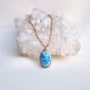 Larimar vzácný minerál - šperk/náhrdelník