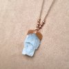 Akvamarín katedrála top přírodní krystal - přívěsek/náhrdelník - krystalové šperky Soul of Aurora