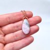 Tugtupite Narsaq Greenland, Šperky Soul of Aurora Tugtupit světle růžový (Grónsko) - přívěsek/náhrdelník