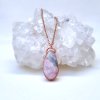 Tugtupit světle růžový (Grónsko) - přívěsek/náhrdelník