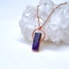 Energetické Šperky Soul of Aurora Lavulit/Sugilit vzácný fialový drahokam - šperk, náhrdelník