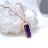 Spirituální Šperky Soul of Aurora Lavulit/Sugilit vzácný fialový drahokam - šperk, náhrdelník