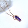 České autorské šperky z minerálů Šperky Soul of Aurora Lavulit/Sugilit vzácný fialový drahokam - šperk, náhrdelník