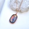 Labradorit oranžovo-fialový, šperk/přívěsek/náhrdelník