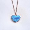 Top Larimar ve tvaru srdce - šperk/náhrdelník