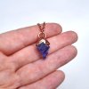Autorské orgiinální Šperky Soulofaurora Tanzanit - vzácný přírodní minerál - přívěsek/náhrdelník