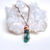 Soul of aurora - české autorské šperky Smaragd s křemenem (broušený)- přívěsek/náhrdelník