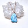 České ručně tvořené šperky s larimarem - Šperky Soul of Aurora - Larimar - vzácný minerál (Dominikánská republika) - šperk/náhrdelník