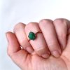 Prsten s přírodním smaragdem, vel. 54 - nejkrásnější vánoční dárek