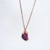 Šperky Soulofaurora Rubín se zoisitem - přírodní krystal z Tanzánie - přívěsek/náhrdelník