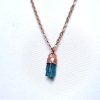 Originální šperky z přírodních drahokamů - Šperky Soul of Aurora - Indigolit - modrý turmalín, přírodní krystaly - šperk/náhrdelník