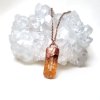 Vzácné drahokamy, přírodní krystaly, šperky Soul of Aurora - Zlatý Imperial topaz, přírodní krystal - šperk/náhrdelník